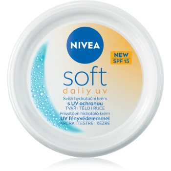 NIVEA Soft Daily UV loțiune protectoare hidratantă corp si fata - imagine 2